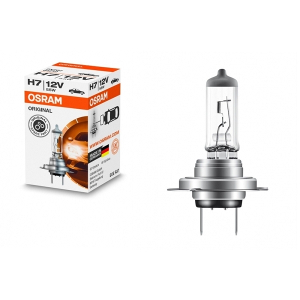 Лампа 12V H7 55W PX26d OSRAM Медведь Автозапчасти
