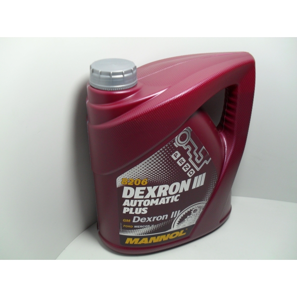 Масло трансмиссионное ATF DEXRON III Automatic Plus 4л 8206 MANNOL 1356 Медведь Автозапчасти