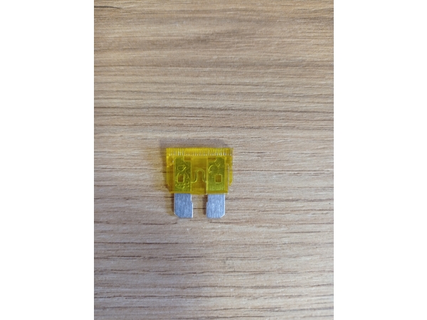 Предохранитель 20А флажковый Yellow TX FT-20 Медведь Автозапчасти